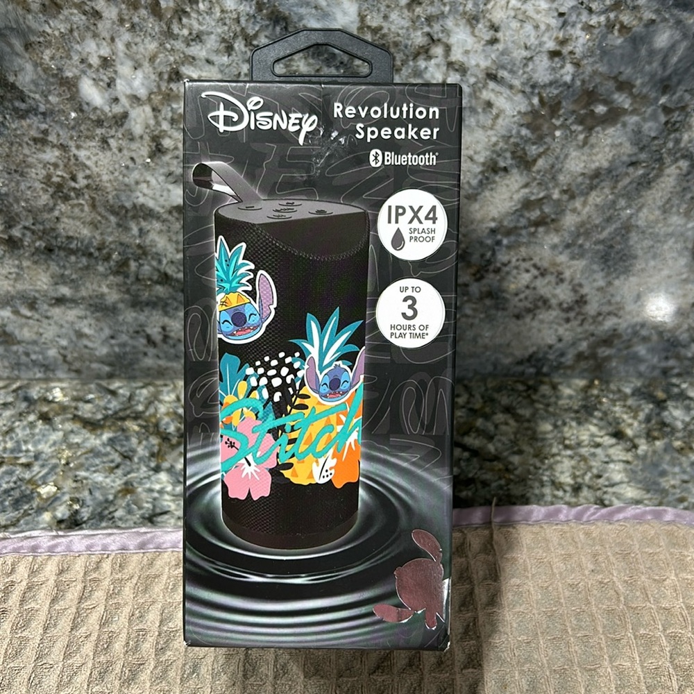 New in Box Disney Stitch Revolution Bluetooth Speaker